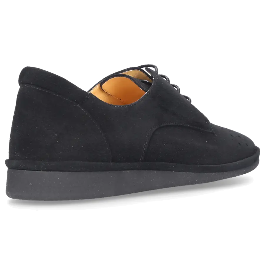 Truman's - Sneaker low 9351 Veloursleder - schwarz