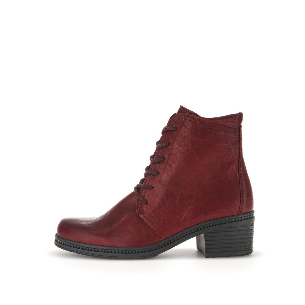 Gabor fashion Schnürstiefelette rot