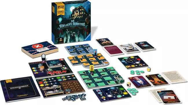 Mystery Games – Der verfluchte Geburtstag - Spiel ab 12 Jahren