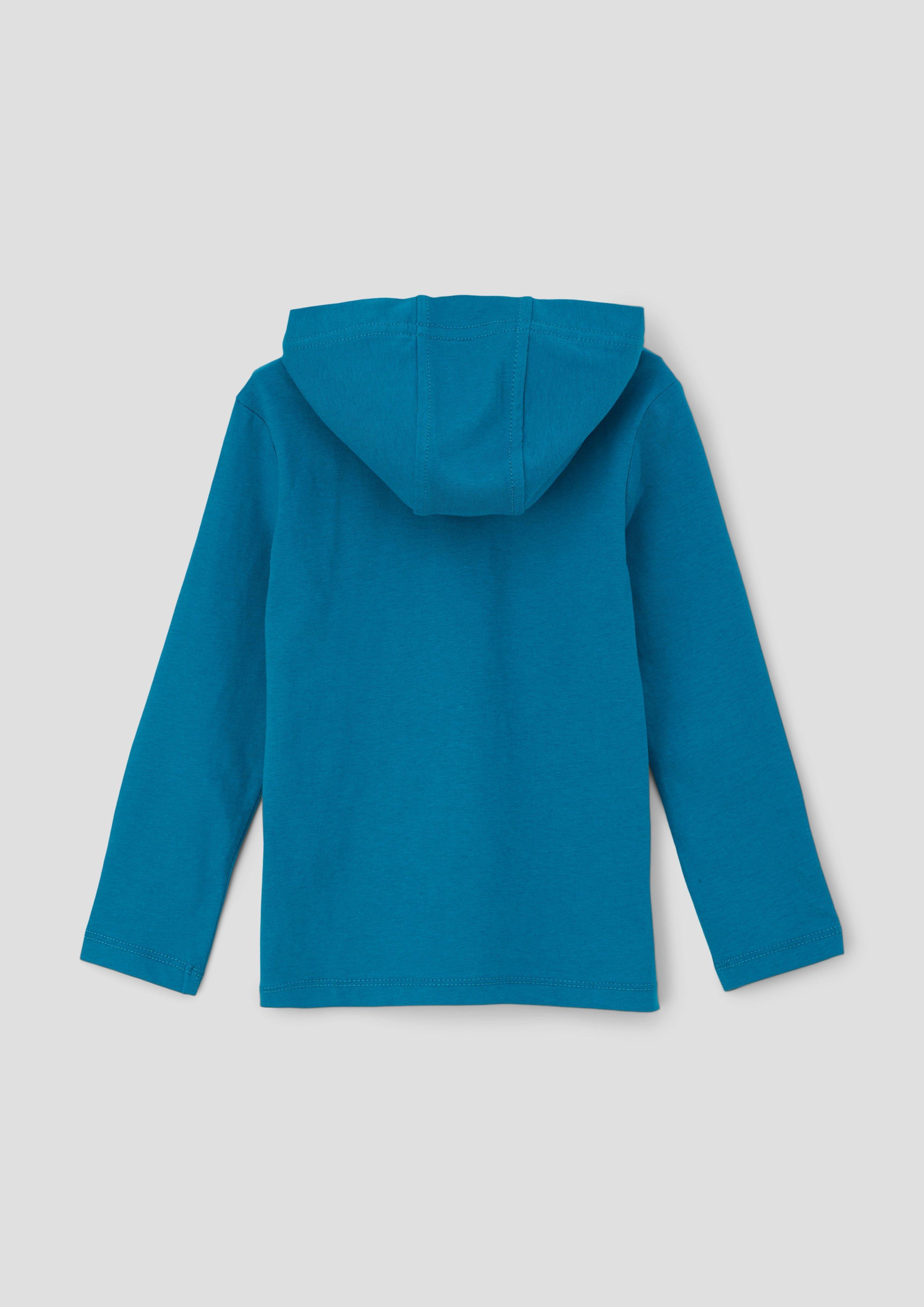 Longsleeve mit Kapuze  2134174-6471