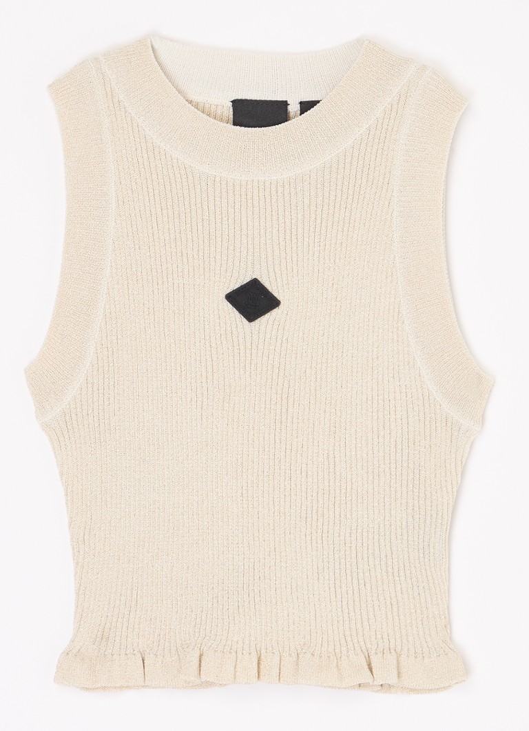 Top scurt NIK&NIK cu lurex și logo