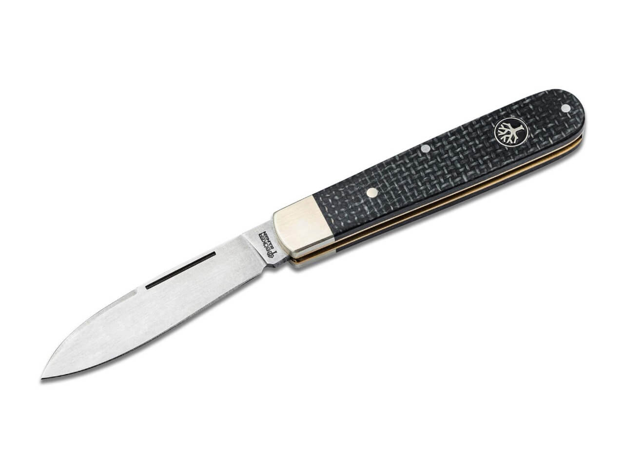 Barlow Prime Jute Micarta Schwarz