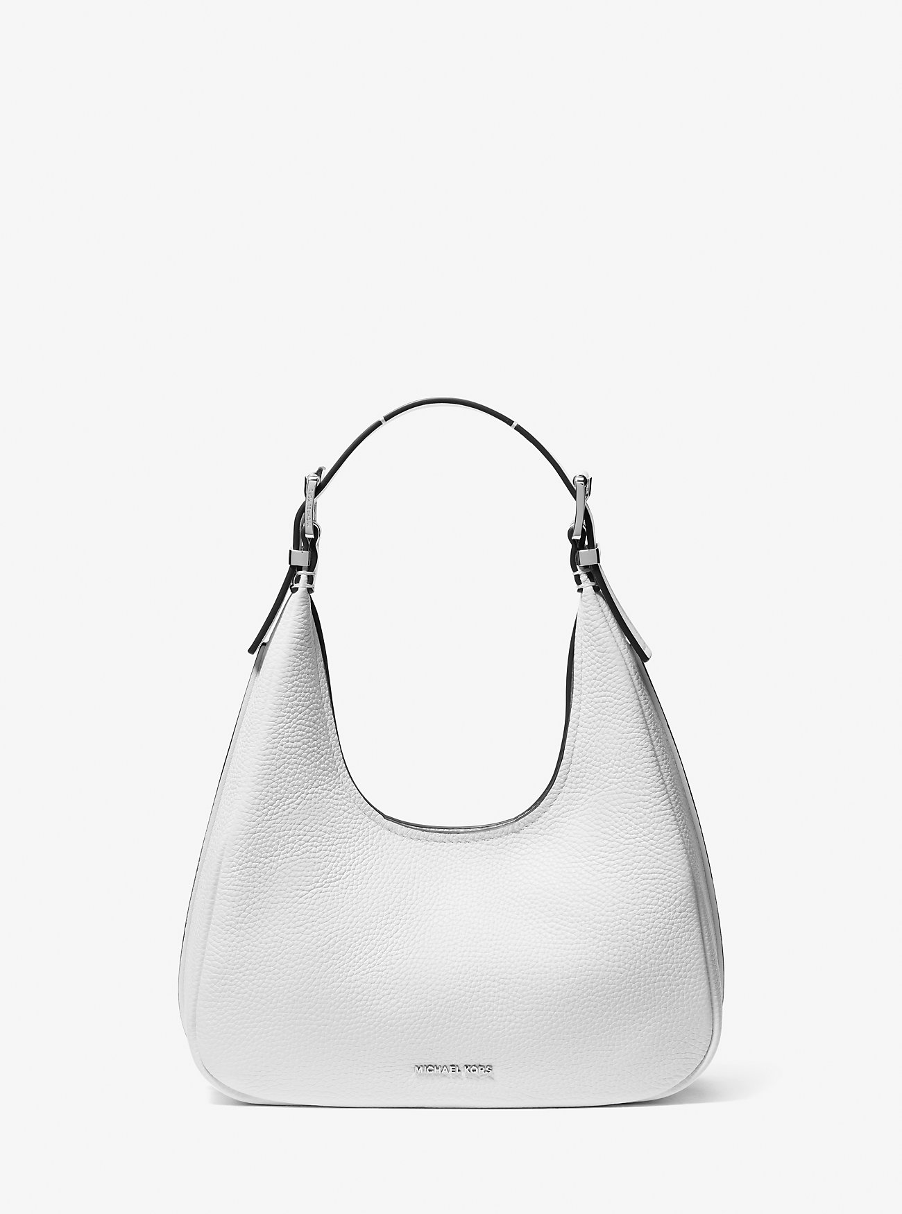 Nolita Liten Hobo Skulderveske i Rustskinn – OPTIC WHITE