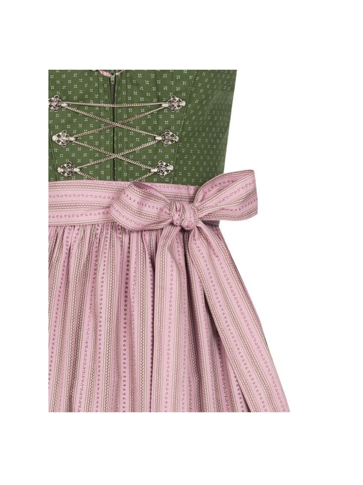Nübler Dirndl lang Thea in Oliv günstig kaufen