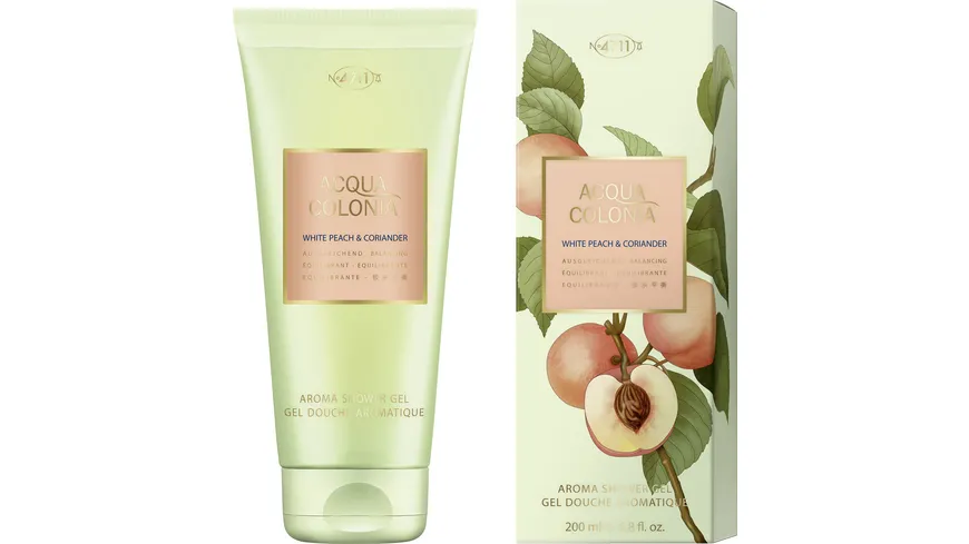 4711 ACQUA COLONIA WHITE PEACH & CORIANDER Aroma Shower Gel 200 ml