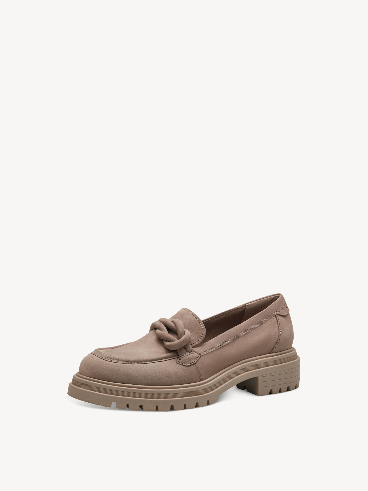 Slipper en cuir - beige