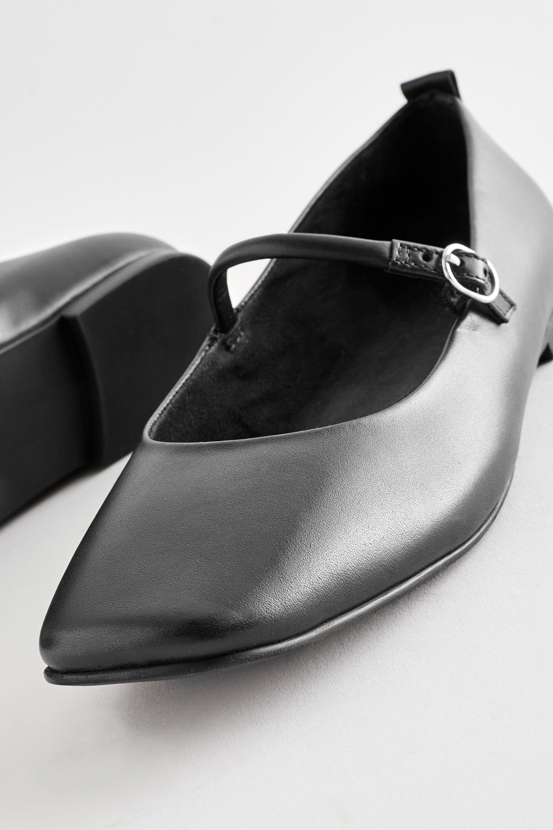 Next Signature flache Mary-Jane-Schuhe aus Leder Ballerina (1-tlg)