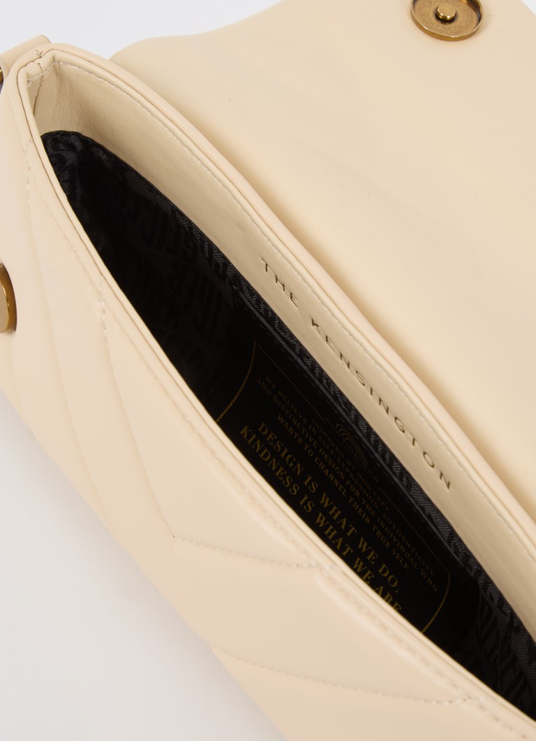 Kurt Geiger Long Kensington leather shoulder bag with detachable shoulder strap