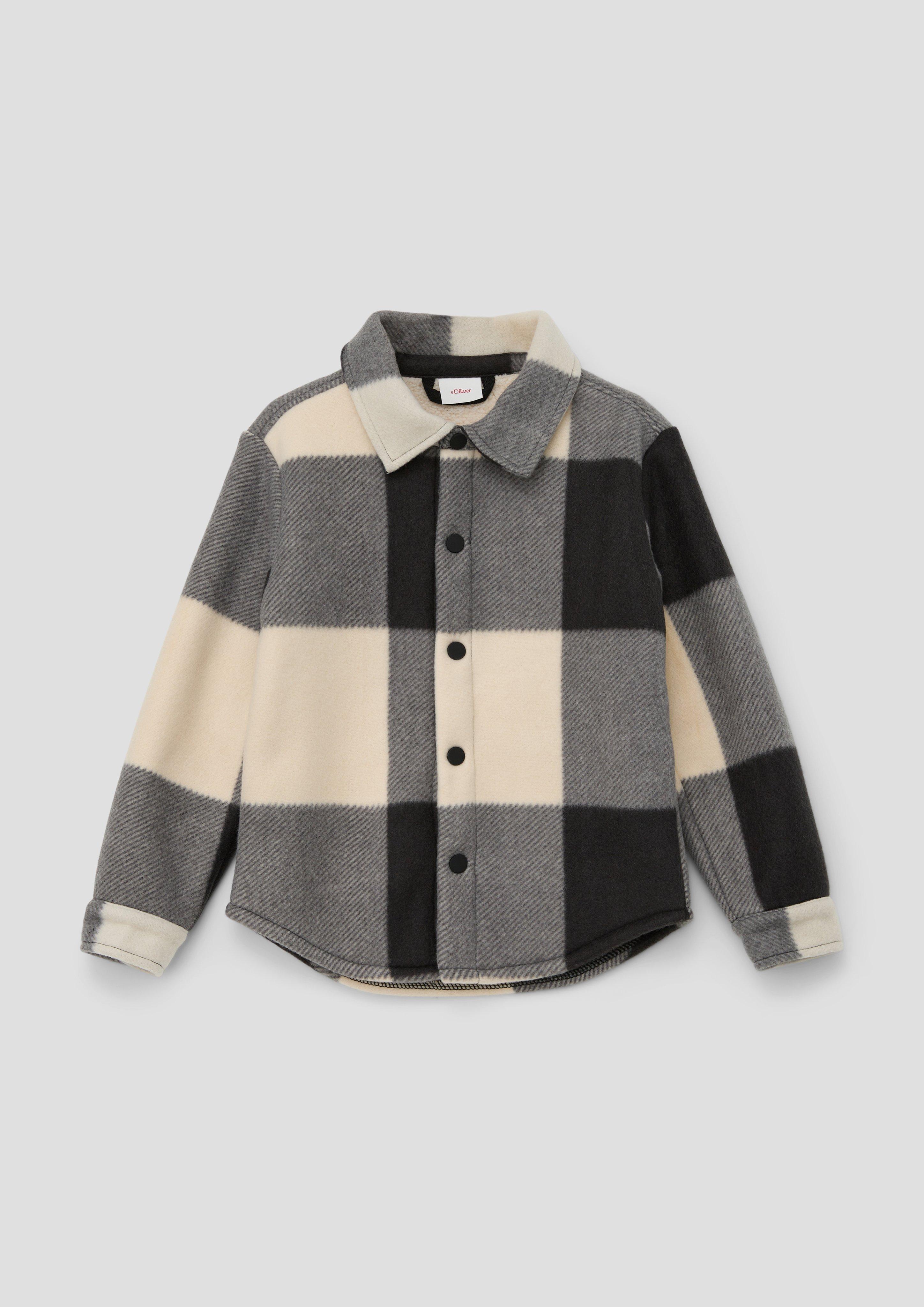 Loose: Overshirt mit Teddyfutter  2137494-99N0