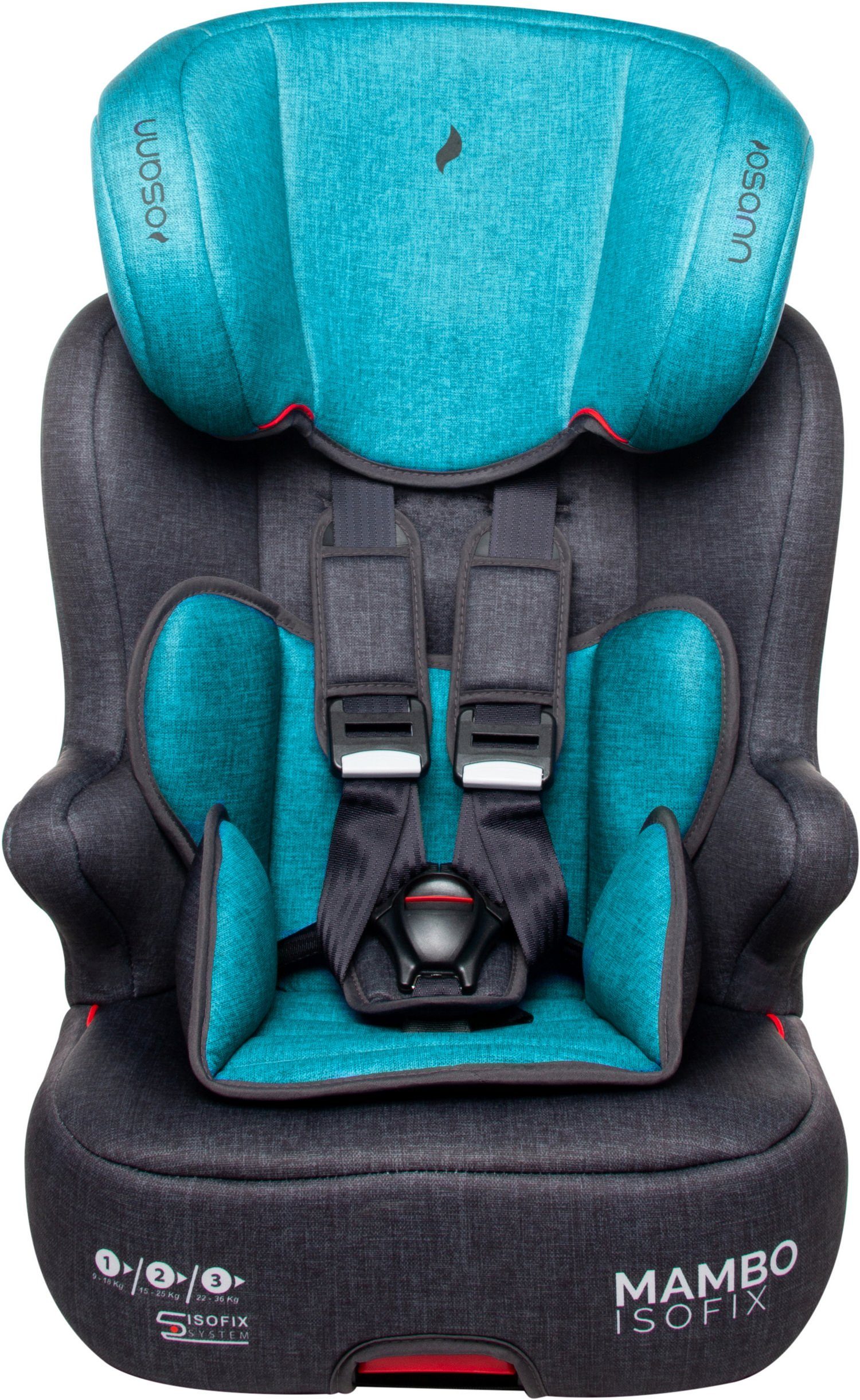 Osann Autokindersitz Mambo Isofix, ab: 9 Monaten, bis: 12 Jahre, ab: 9 kg, bis: 36 kg, Kindersitz mit Isofix und Top-Tether - Gruppe 1/2/3