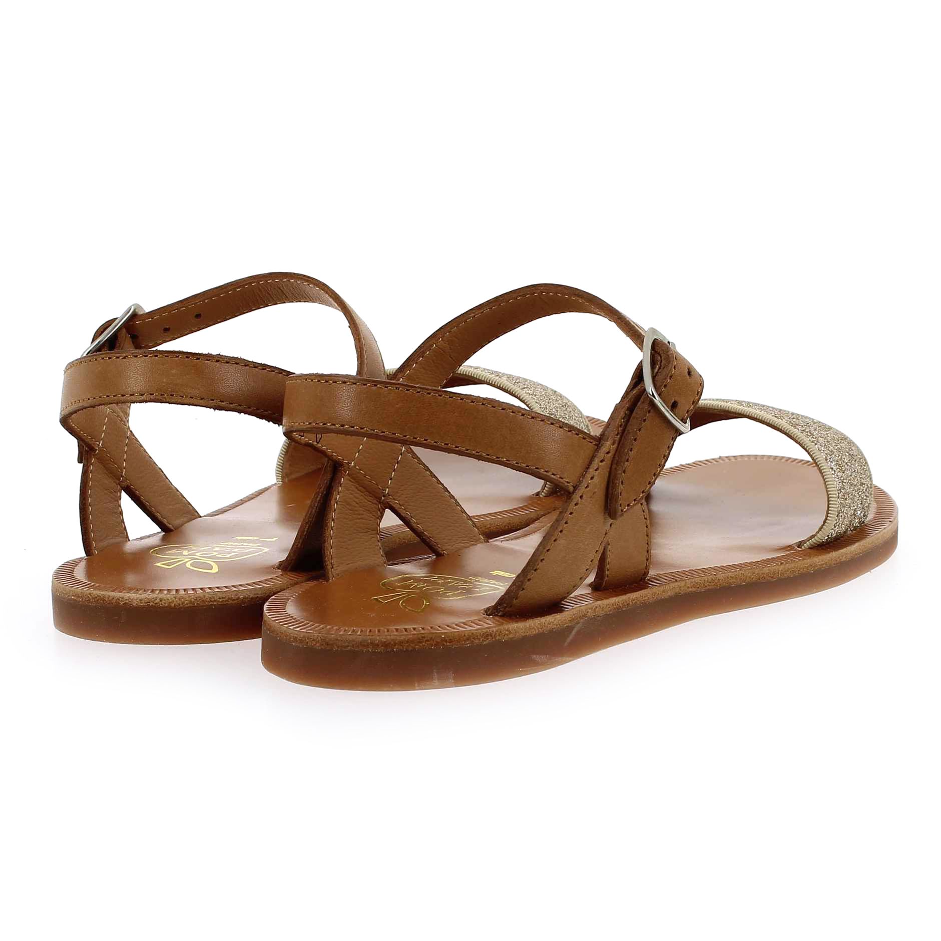 Pom d'api  PLAGETTE BUCKLE TAO - Camel Or