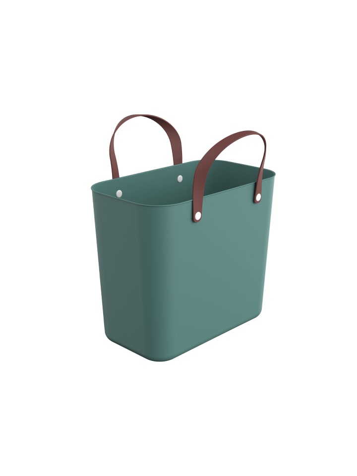 Rotho Albula Einkaufskorb 25l, Kunststoff (PP recycelt) in Mistletoe grün günstig kaufen onesize