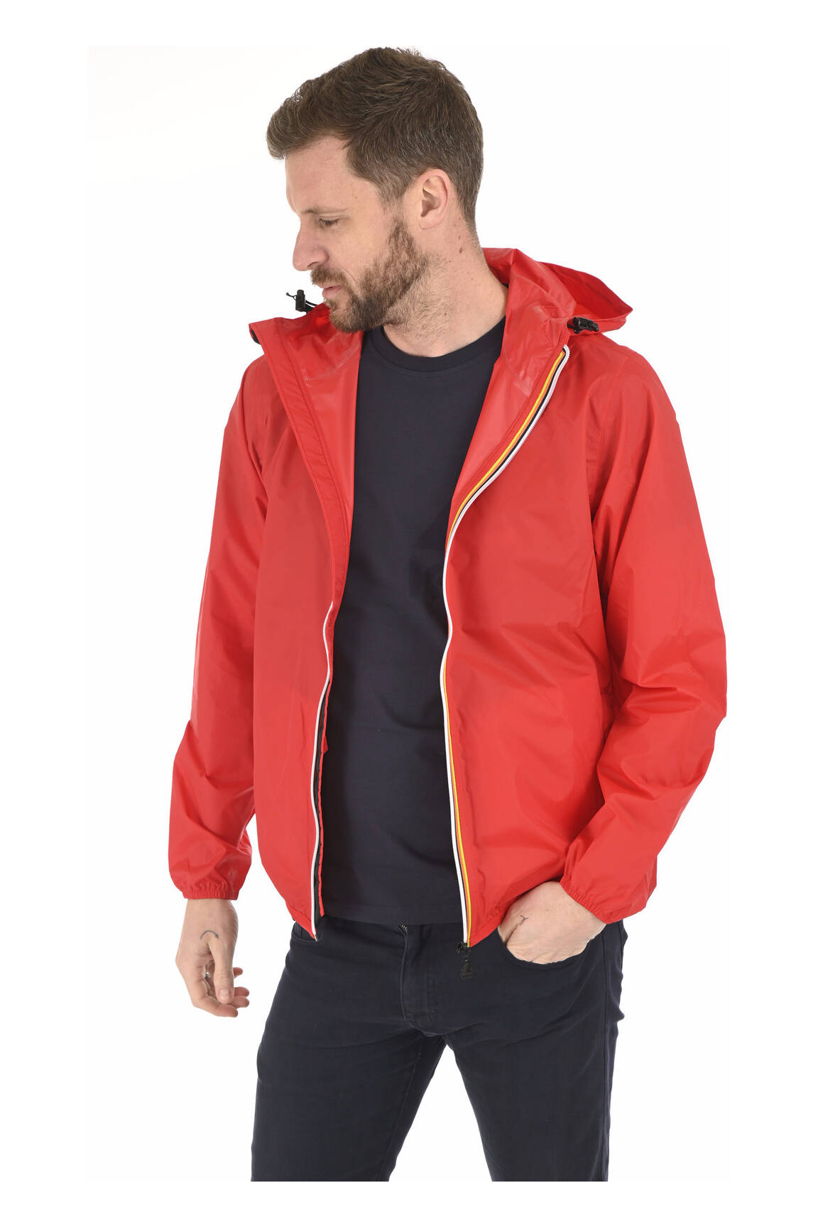 K Way Impermeables Trenchs Unisexe couleur rouge