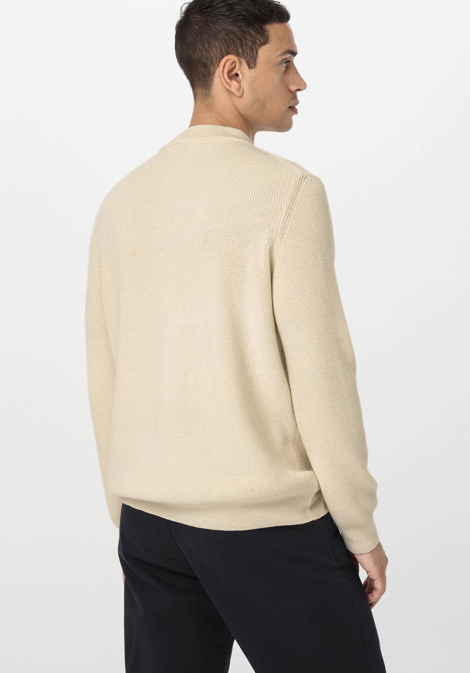 Pullover aus Bio-Merino und Bio-Baumwolle