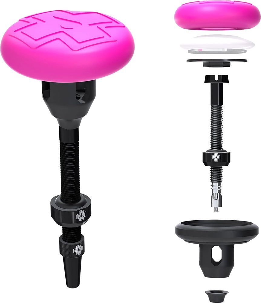 Muc-Off Stealth Tubeless Tag-Holder & 44mm Ventil Kit kaufen | Bike-Discount
