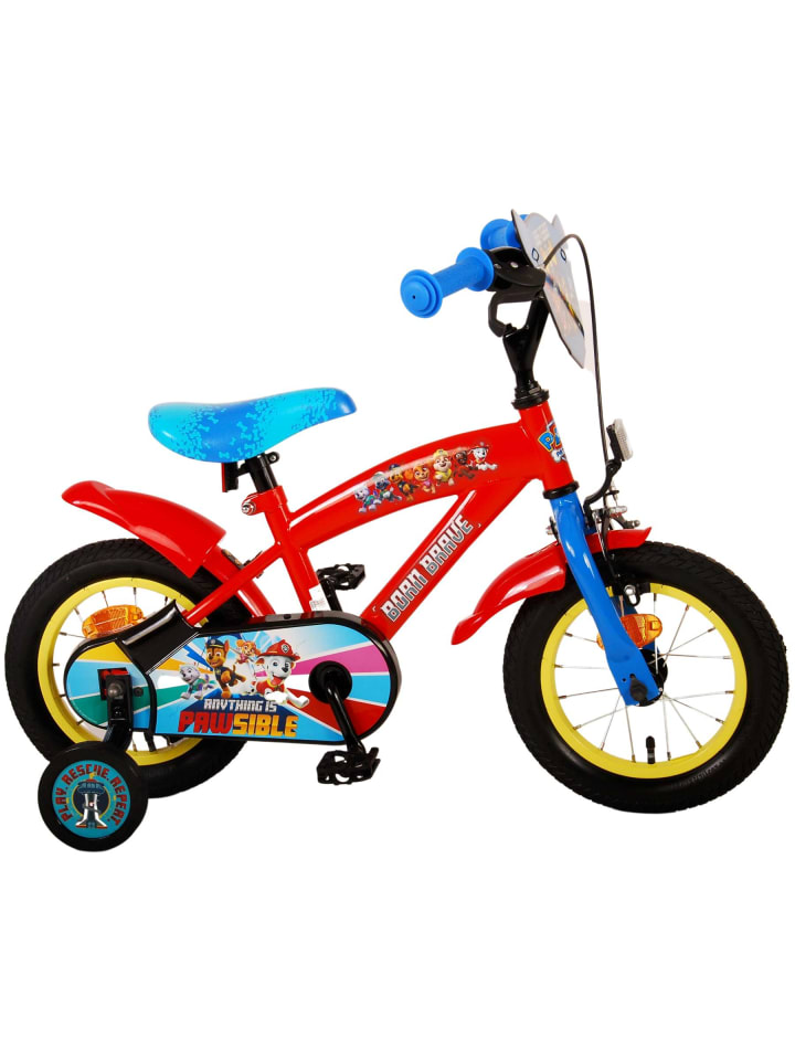 Volare Kinderfahrrad Paw Patrol für Jungen 12 Zoll Kinderrad in Rot/Blau 3 Jahre günstig kaufen onesize