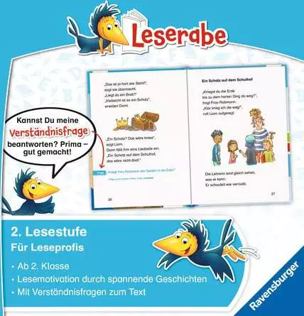 Leserabe - 2. Lesestufe: Ein Schatz auf dem Schulhof