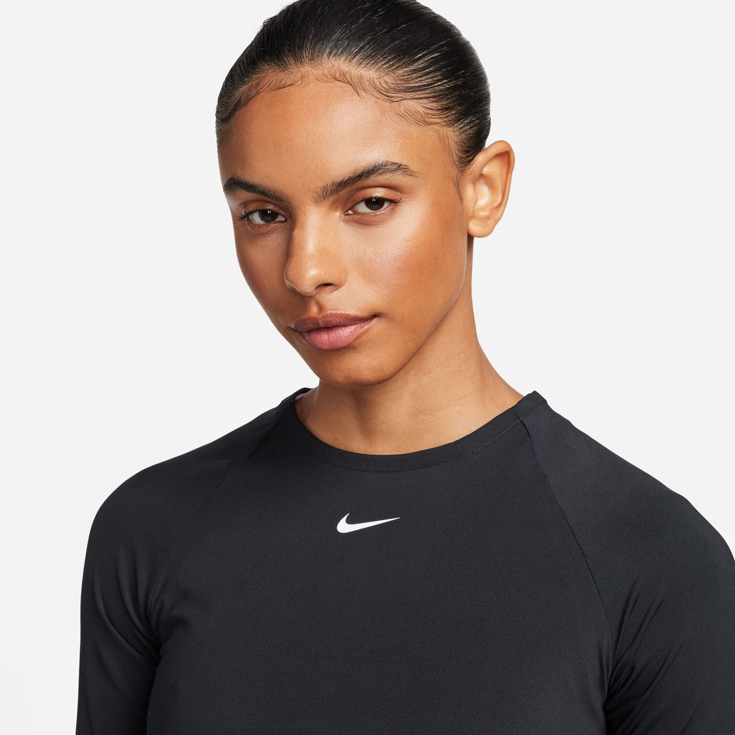 Pro Dri-Fit 365 Crop Longsleeve Damen - Schwarz