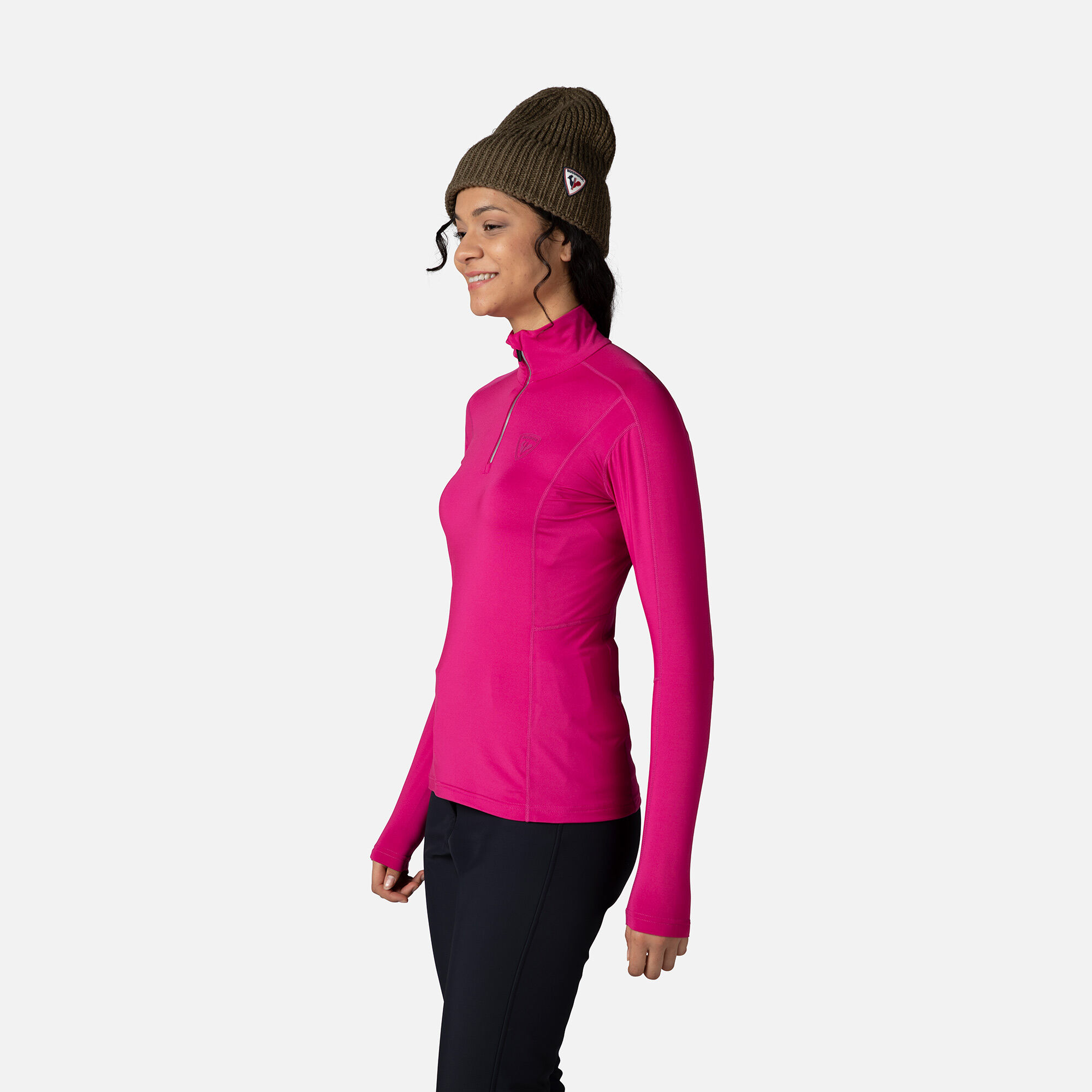 Première couche demi-zip Classique femme