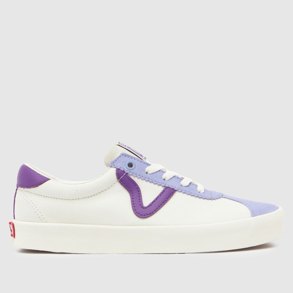 Vans Sport låga sneakers i vitt och lila