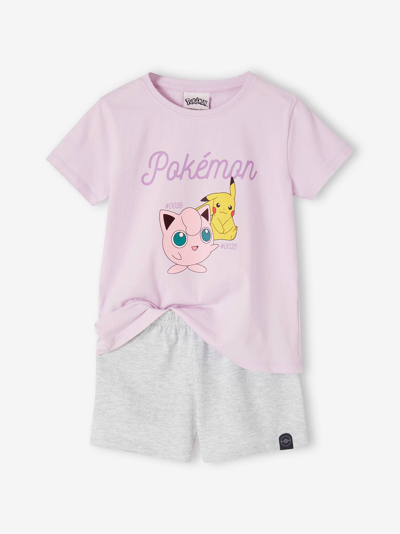 Pokemon Kurzer Kinder Schlafanzug POKEMON - lavandel