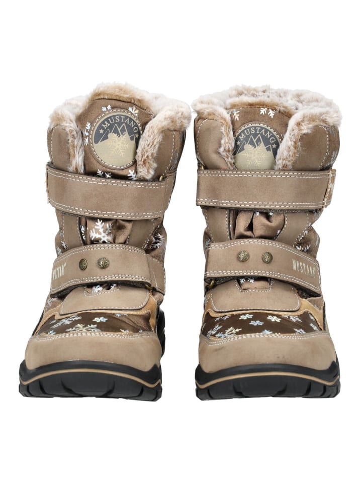 Mustang Stiefelette in Taupe günstig kaufen