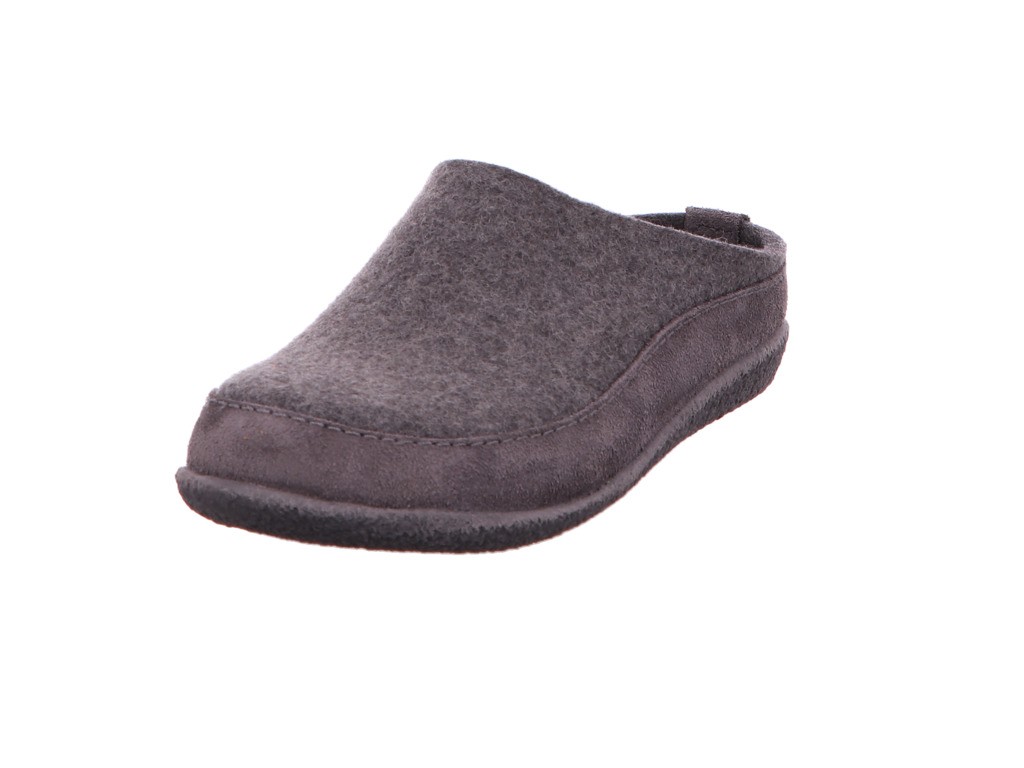 HAFLINGER Hausschuhe grau Blizzard Skane