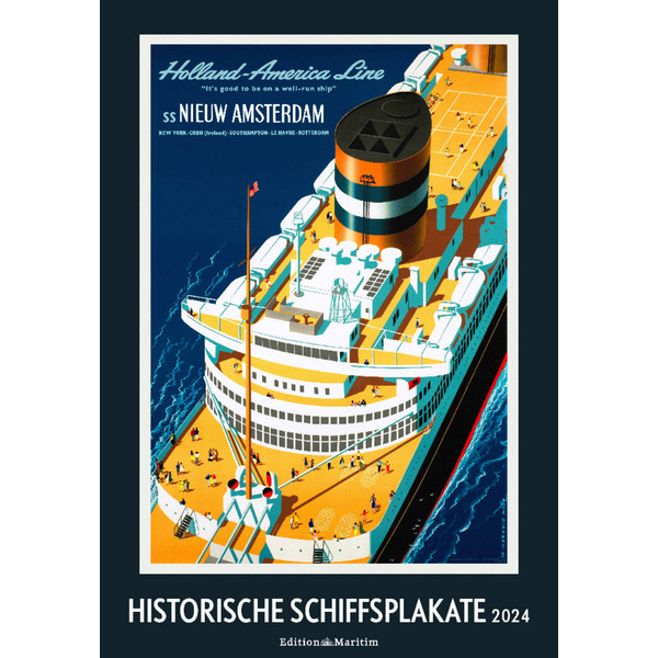 HISTORISCHE SCHIFFSPLAKATE 2024 - Kalender
