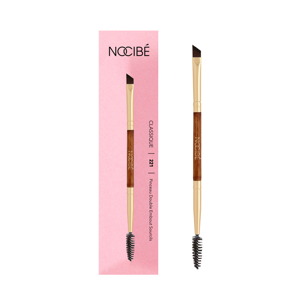 Nocibé Classique - Pinceau Double Embout Sourcils - 221 Pinceau Sourcils