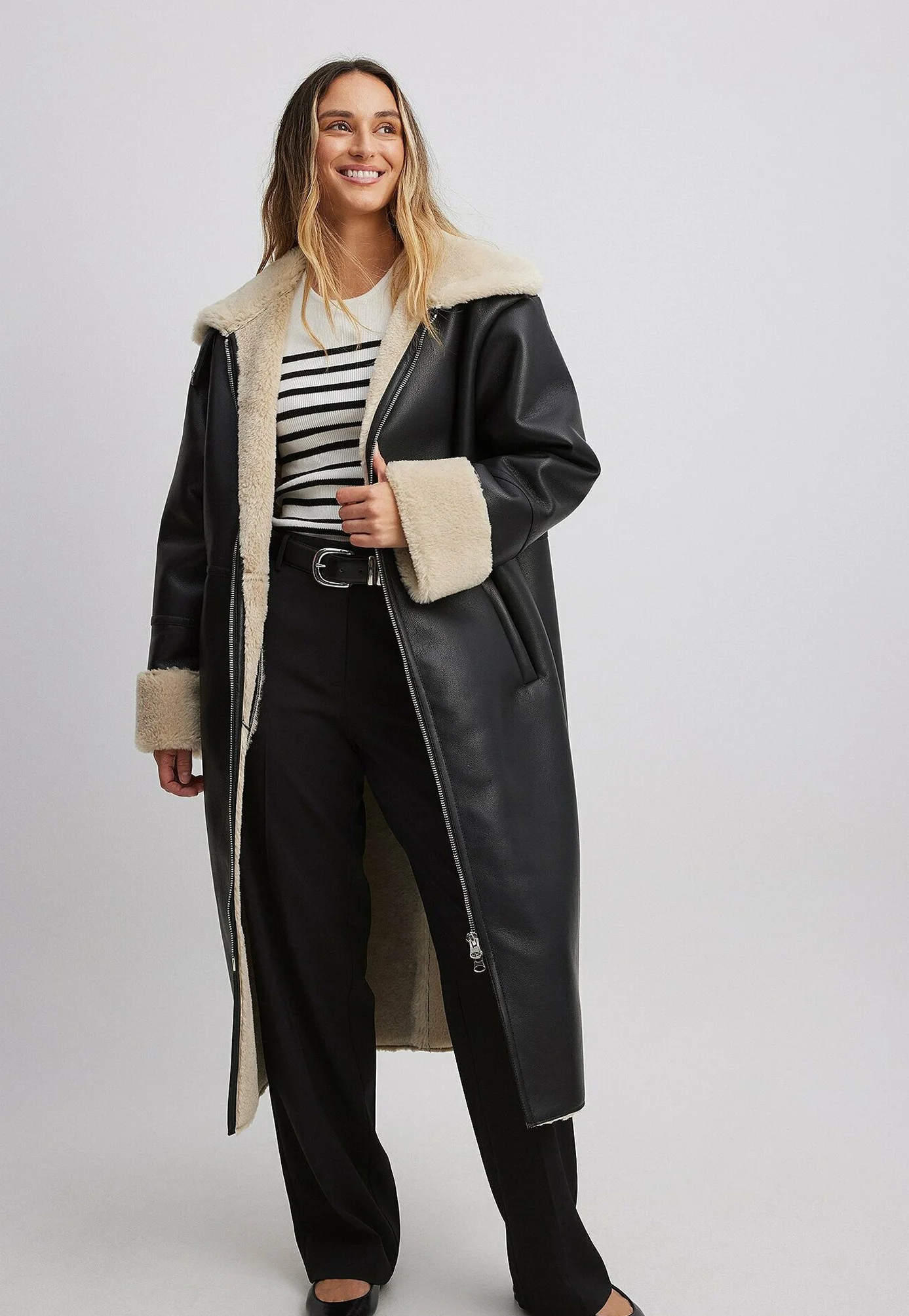 NA-KD BONDED - Abrigo de invierno