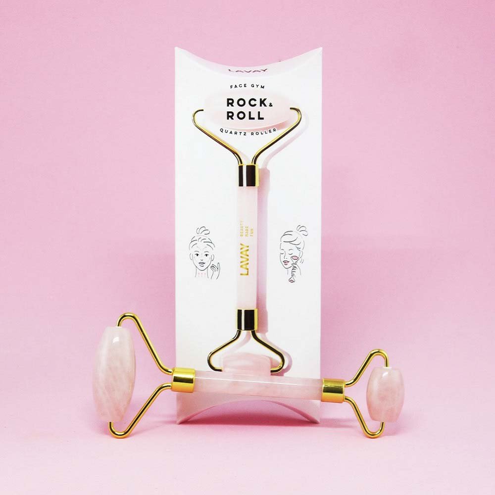 LAVAY Paris Beauty-Tools Rock & Roll Quartz Gesichtsroller