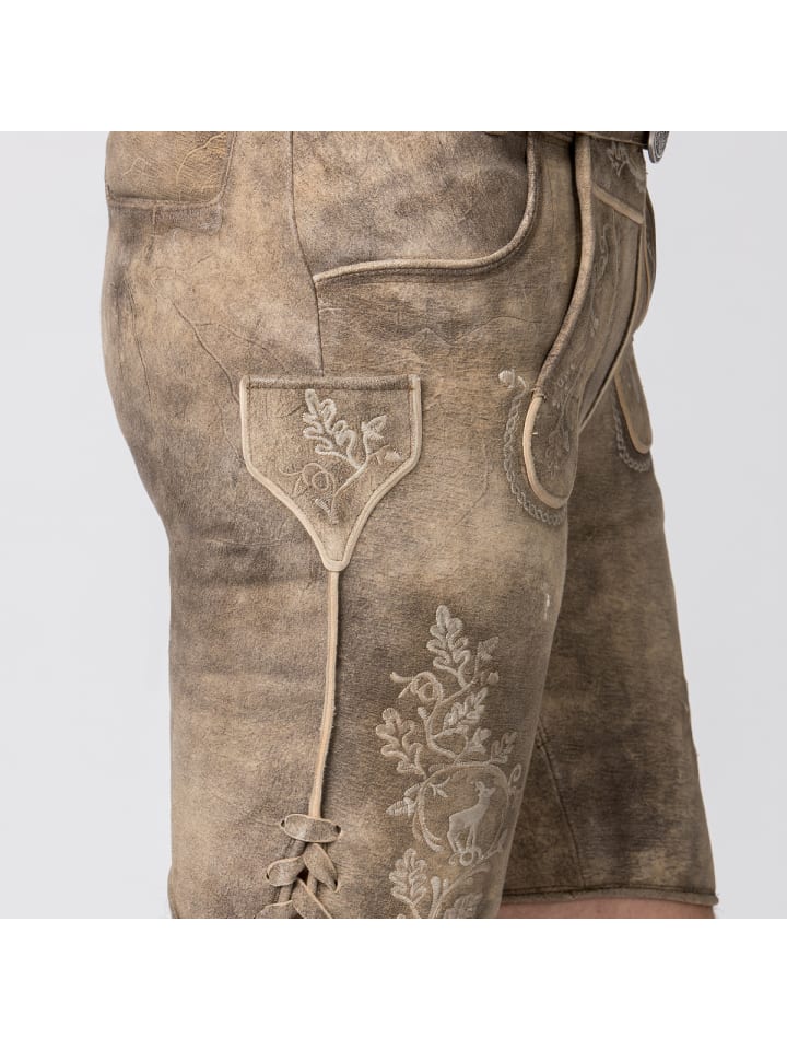 Stockerpoint Lederhose Girgl in braun günstig kaufen
