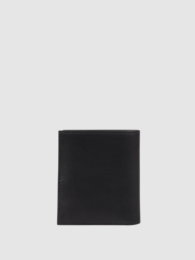 Portemonnaie aus Leder in schwarz