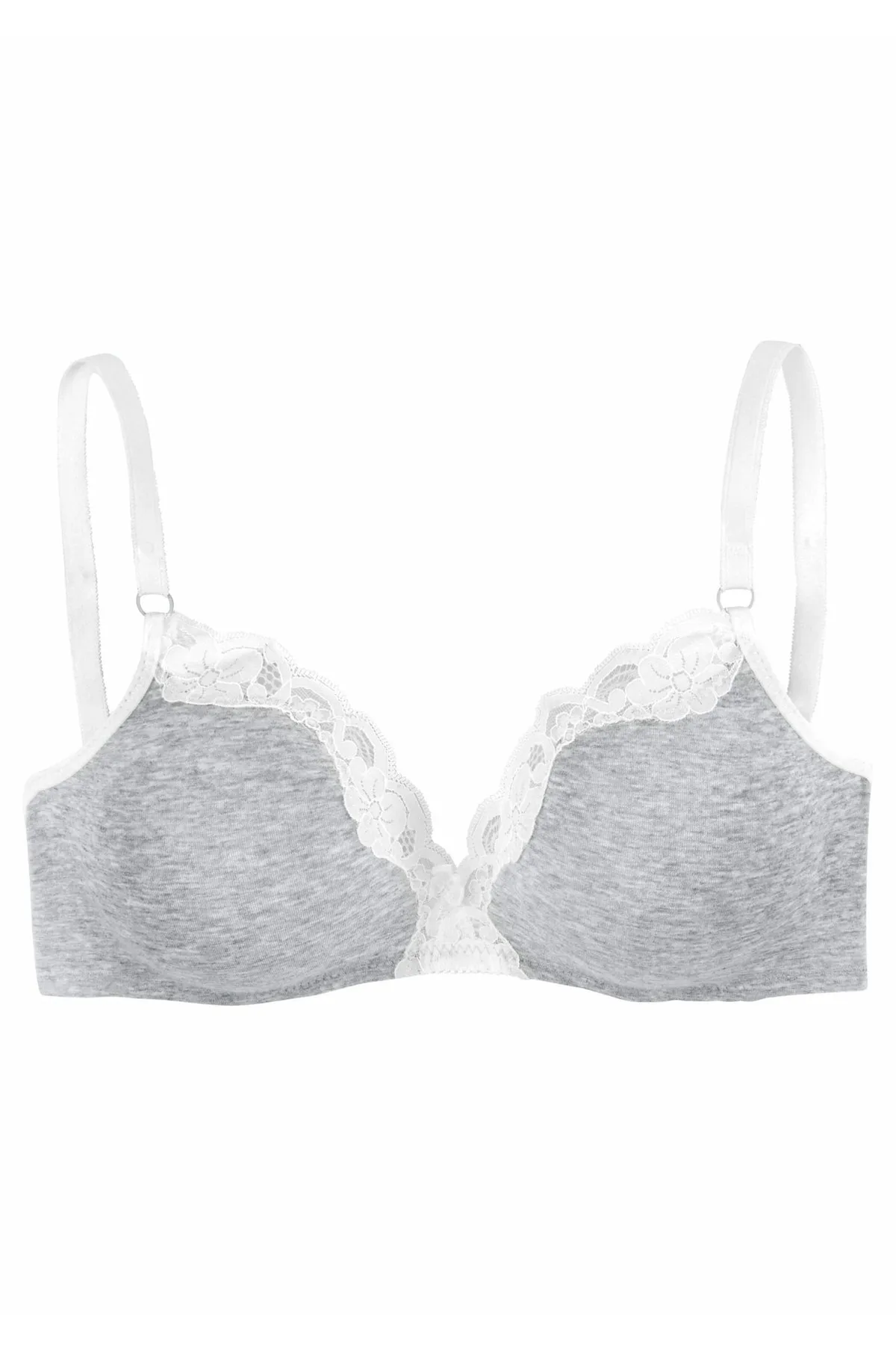 PETITE FLEUR  BH - Grau - Unifarben