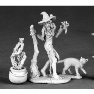 Witch, Cauldron & Cat (REA03549)