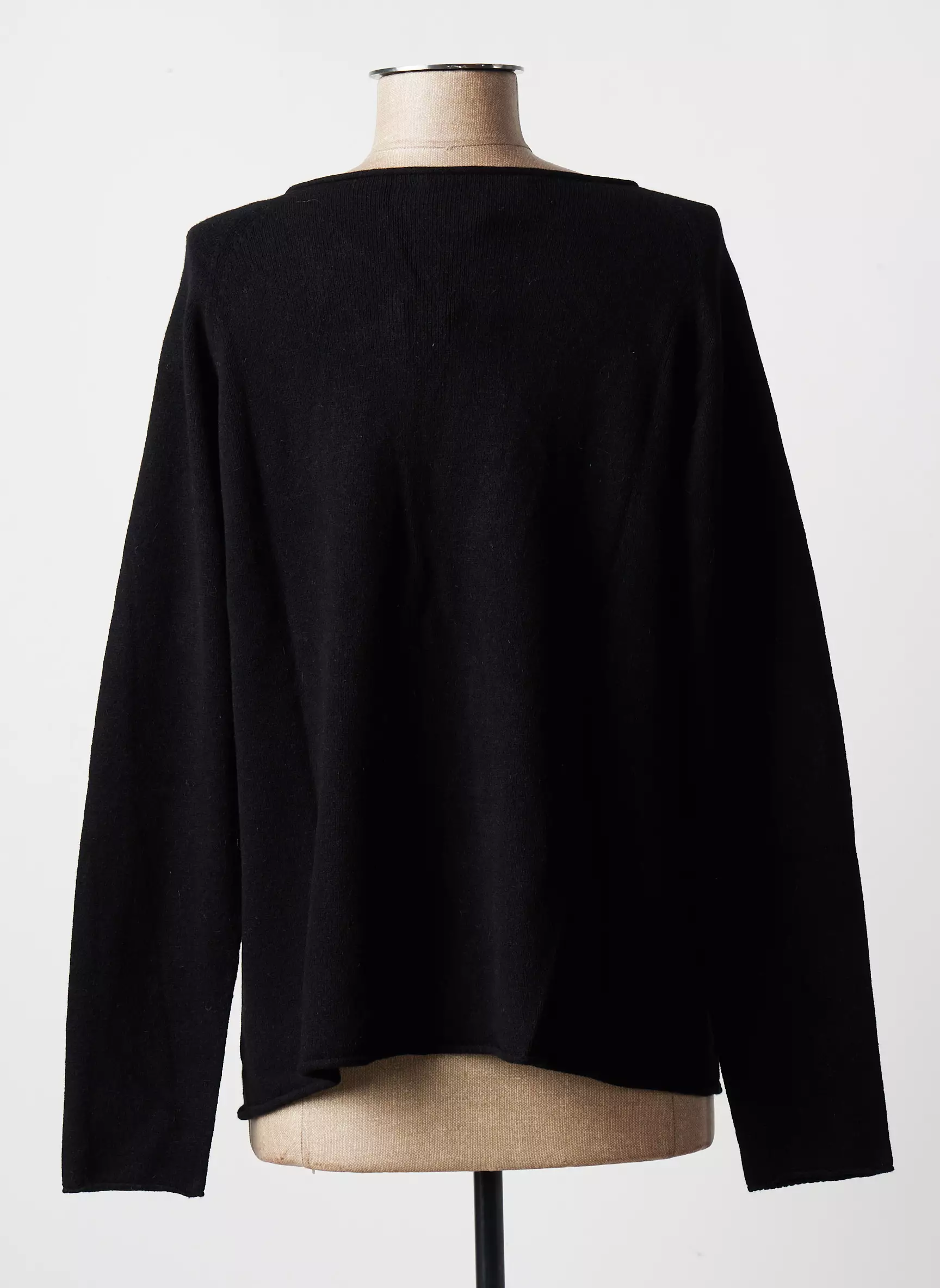 Blanc Boheme Cardigans Femme couleur noir