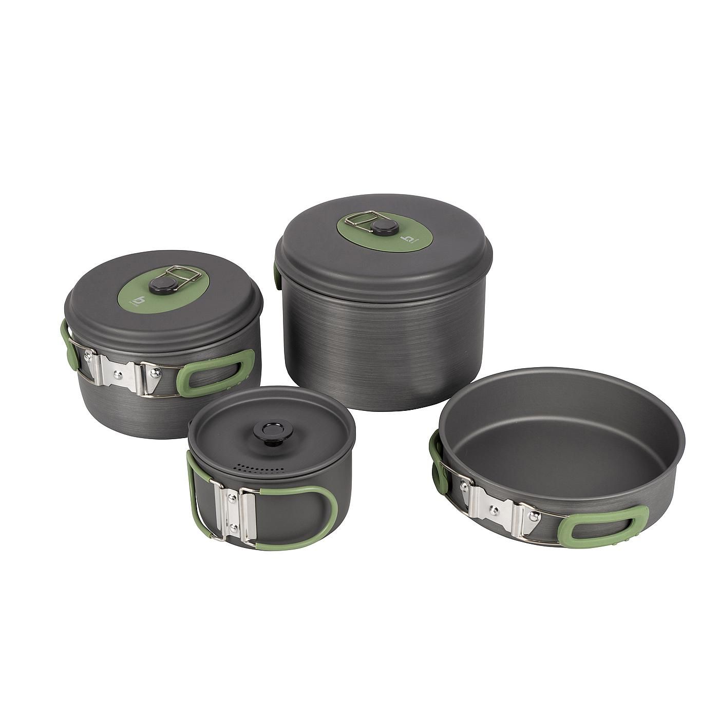 Bo-Camp Explorer XL 4-teiliges Topfset