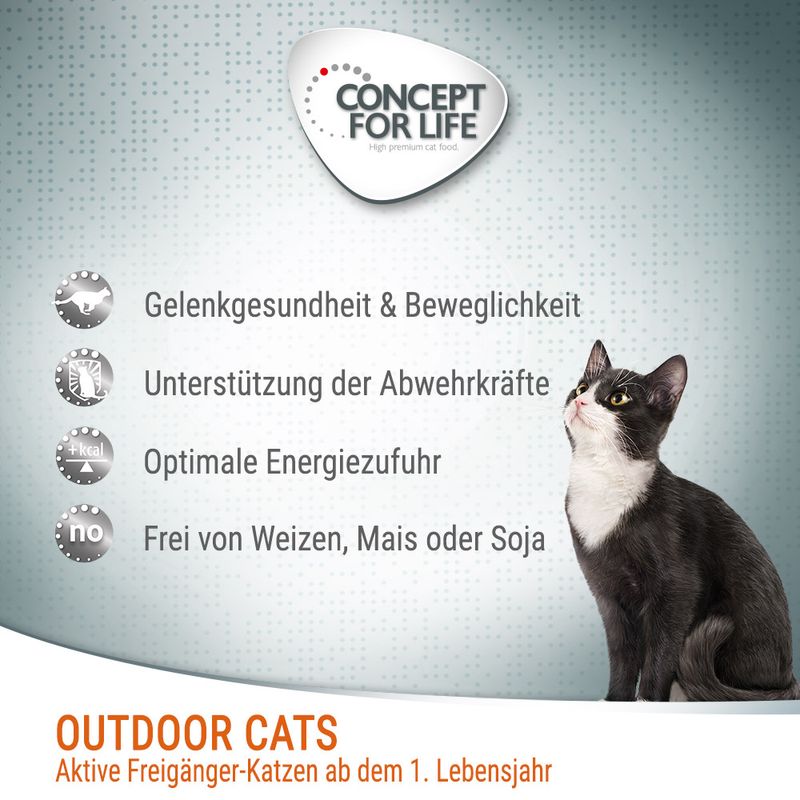 Concept for Life Outdoor Cats - Verbesserte Rezeptur | bitiba %