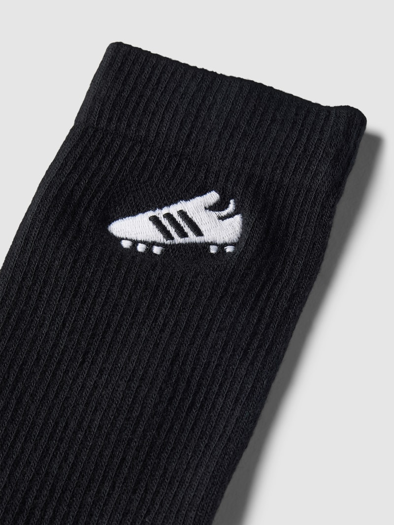 Socken mit Label-Detail in schwarz