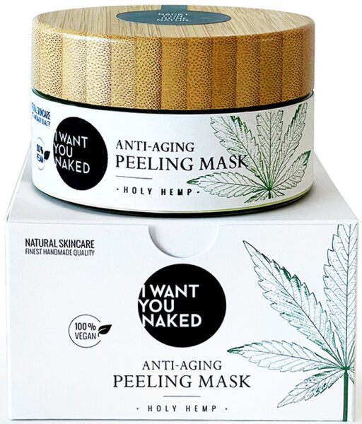 I Want You Naked Holy Hemp Anti-Aging Peeling-Maske Gesichtspeeling
