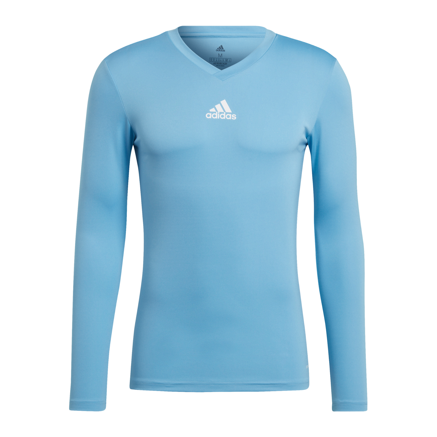 adidas Team Base Top langarm Hellblau