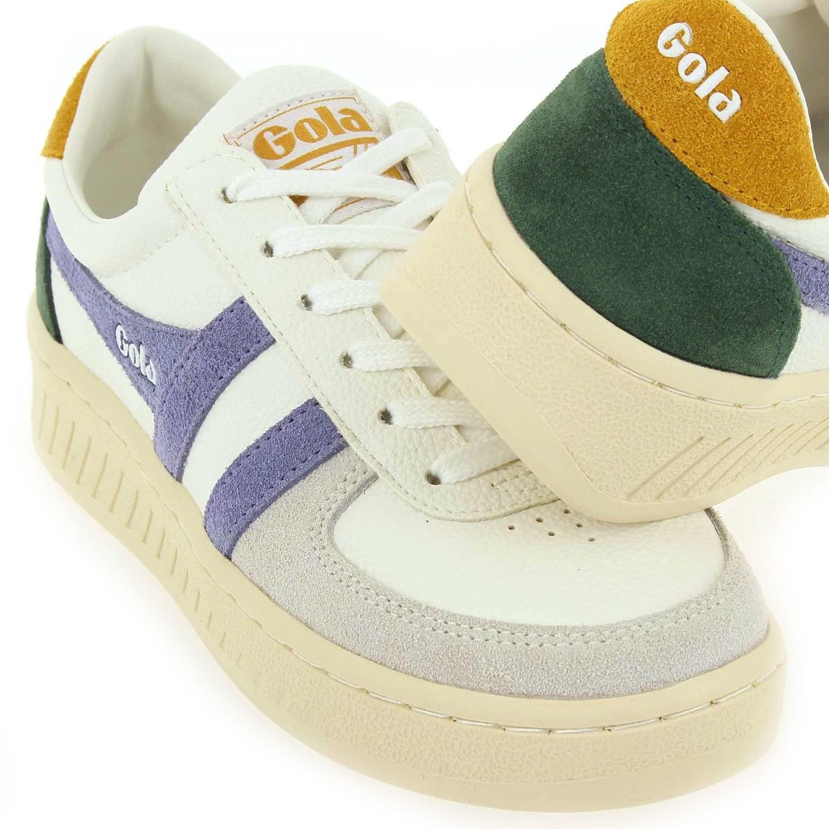 Gola  GRANDSLAM TRIDENT CLA415 - Blanc Lavande