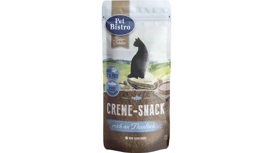 Pet Bistro Katzensnack kleine Köstlichkeit Schleck-Snack mit Thunfisch 56 g