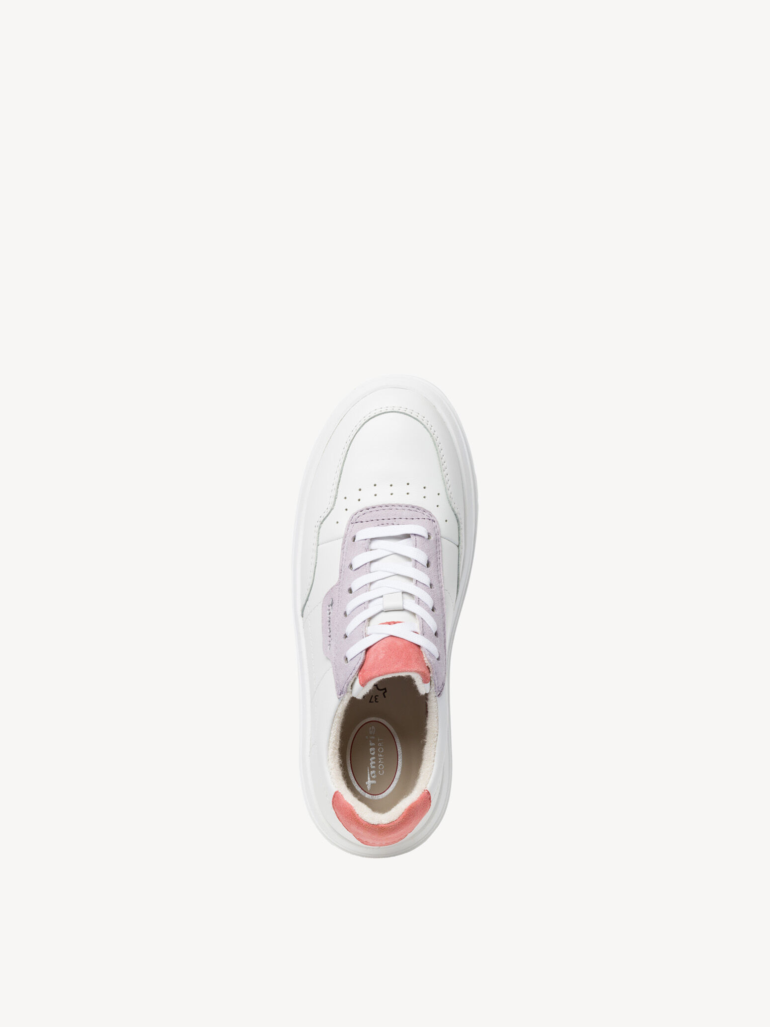 Basket en cuir - blanc