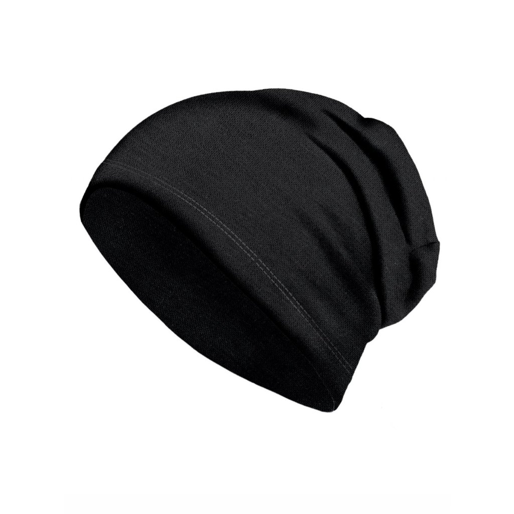Unuo Kindermütze Homeless Merino Schwarz