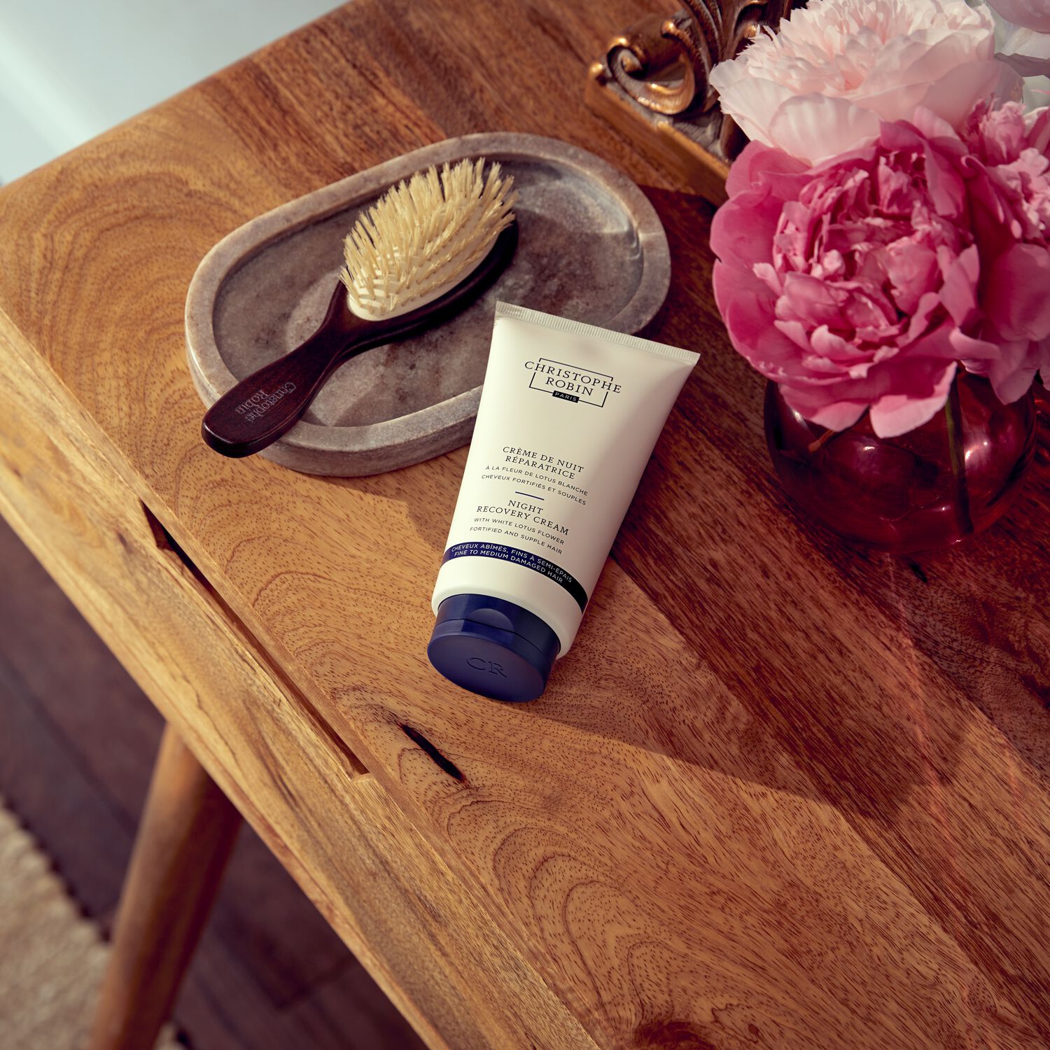 Christophe Robin À la Fleur de Lotus Blanche Crème de Nuit Réparatrice 150 ml