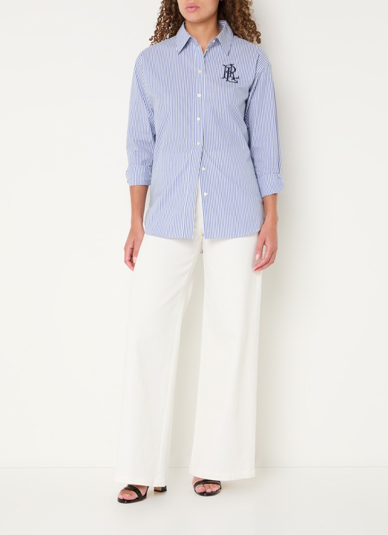 Μπλούζα με ριγέ τύπωμα Ralph Lauren και κέντημα λογότυπου