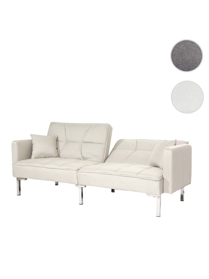 MCW Schlafsofa K65, Stoff/Textil creme-beige günstig kaufen onesize