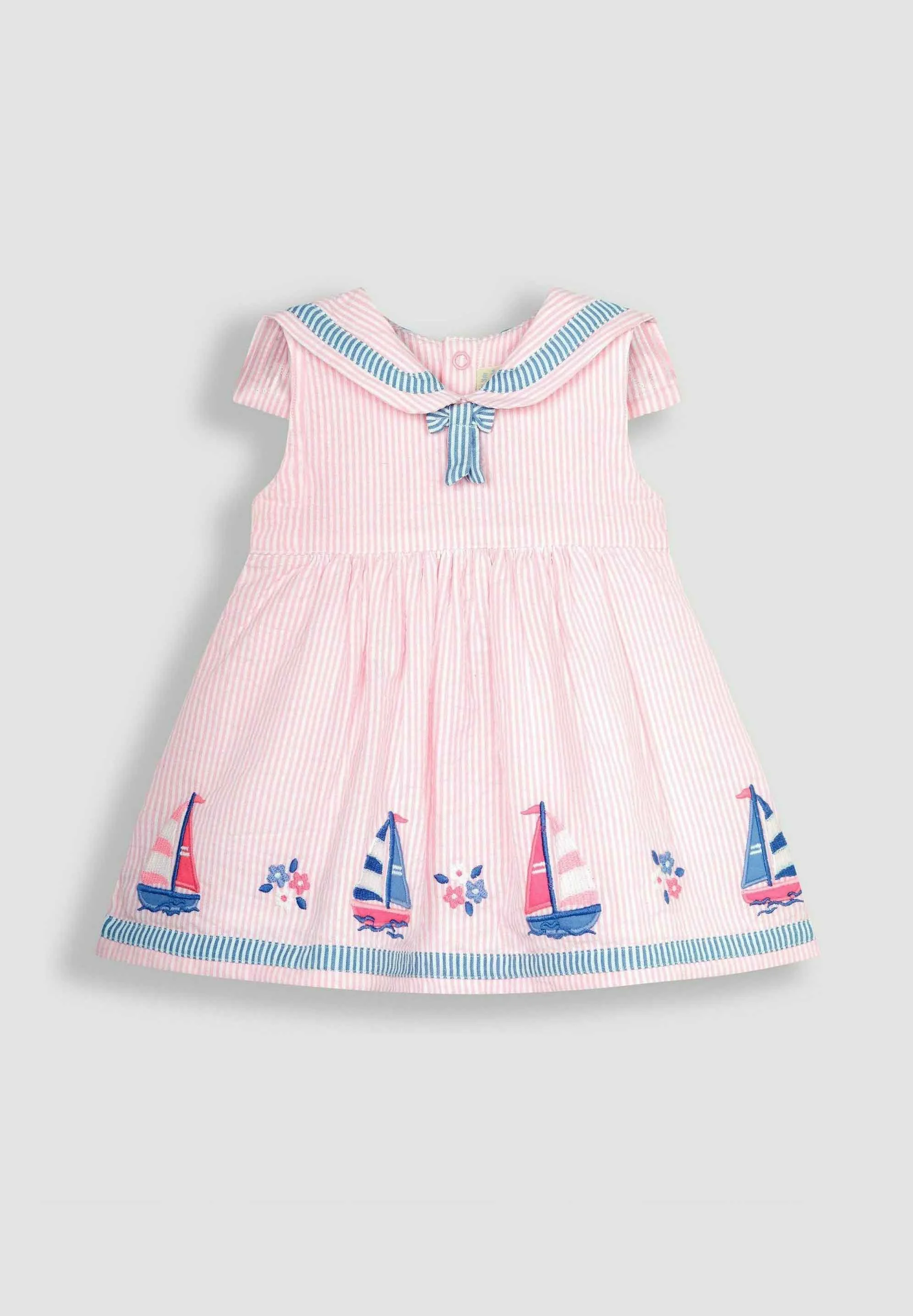JoJo Maman Bébé BOAT APPLIQUE SAILOR - REGULAR FIT - Vestido de verano