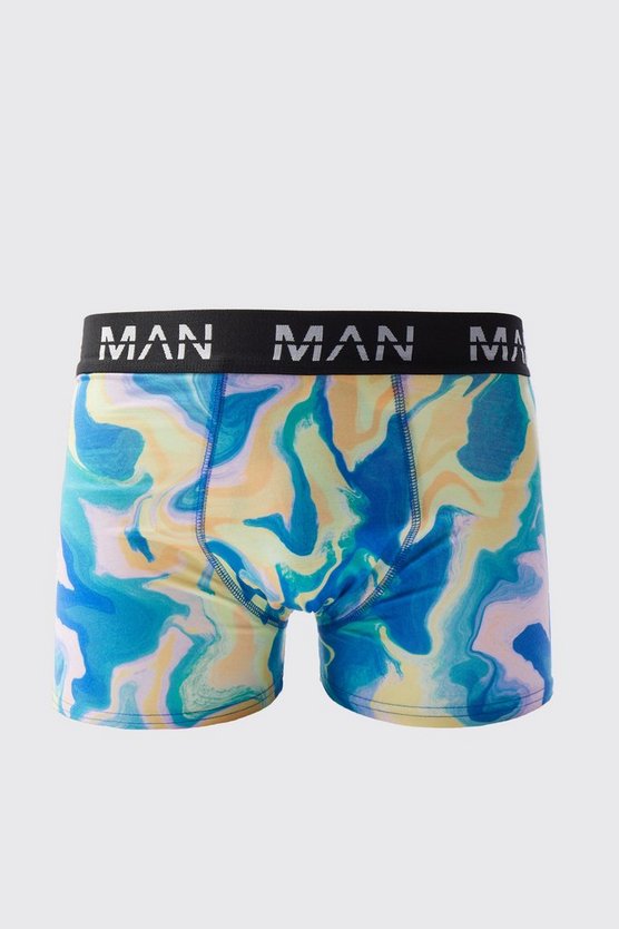 Boxershorts mit Marmor-Print